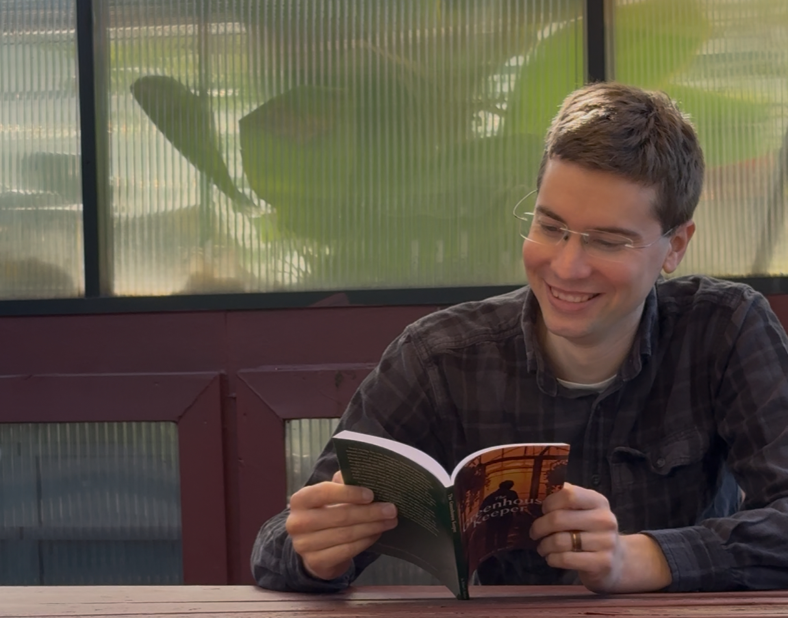 Reader enjoying their personalized novella